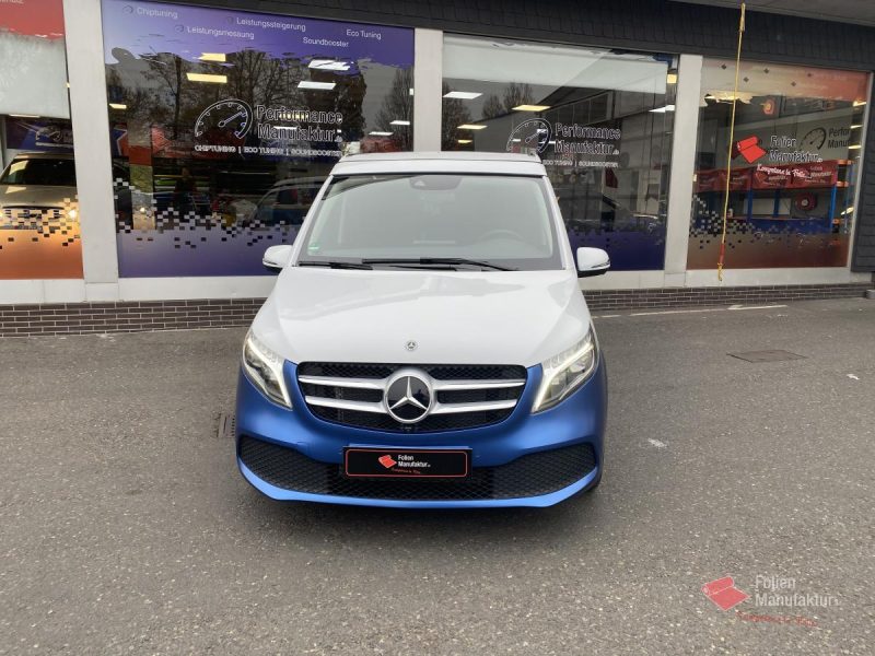 Mercedes V Klasse zwei Farben bicolor Vollfolierung – Bild 3
