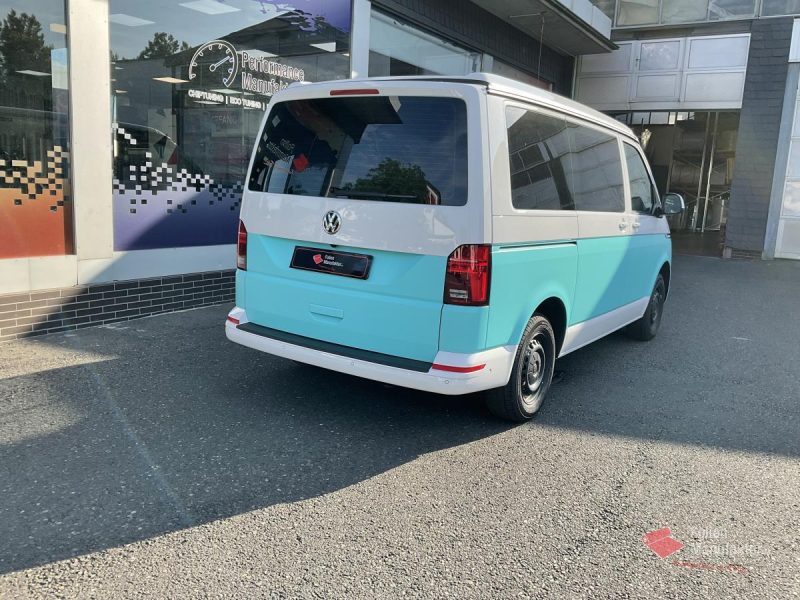 VW T6 zwei Farben bicolor Vollfolierung türkis – Bild 8