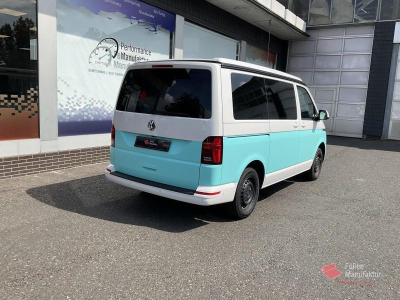 VW T6 zwei Farben bicolor Vollfolierung türkis – Bild 5