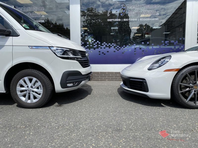 VW T6 zwei Farben bicolor Vollfolierung grau – Bild 8