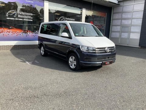 VW T6 zwei Farben bicolor Full Wrap white
