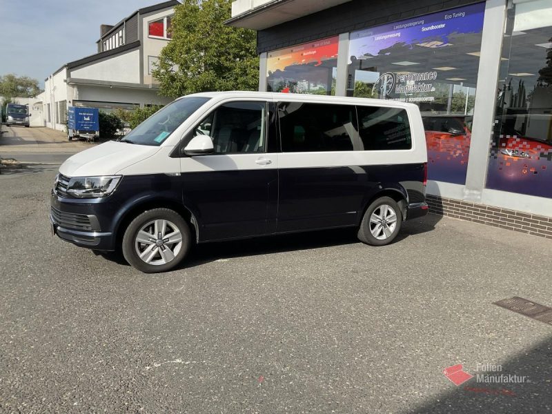 VW T6 zwei Farben bicolor Full Wrap white – Bild 10