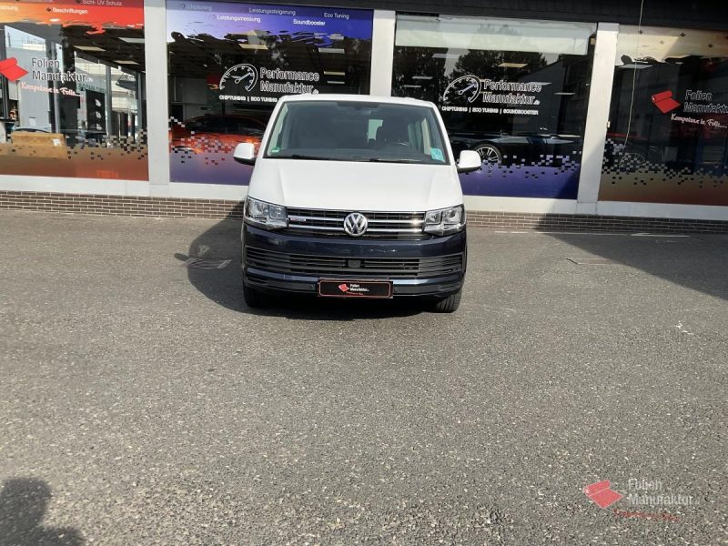 VW T6 zwei Farben bicolor Full Wrap white – Bild 9