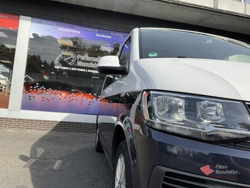 VW T6 zwei Farben bicolor Full Wrap white – Bild 7