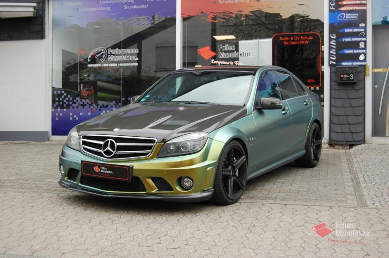 Mercedes C63 AMG Full Wrap – Bild 2