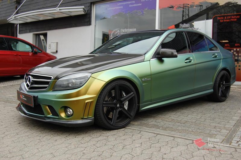 Mercedes C63 AMG Full Wrap – Bild 3