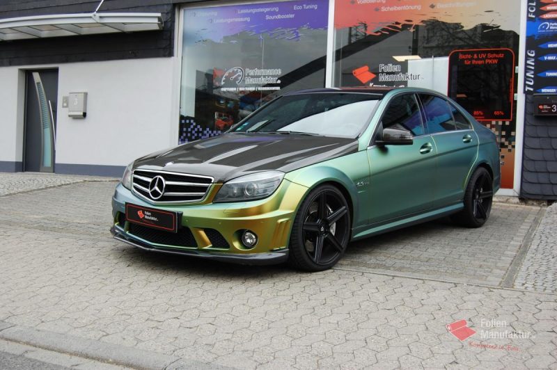 Mercedes C63 AMG Full Wrap – Bild 1