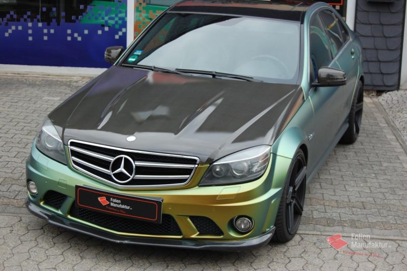 Mercedes C63 AMG Full Wrap – Bild 8