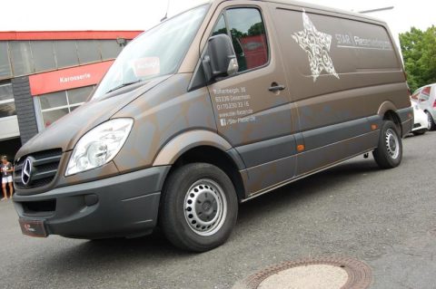Mercedes Sprinter Vollfolierung