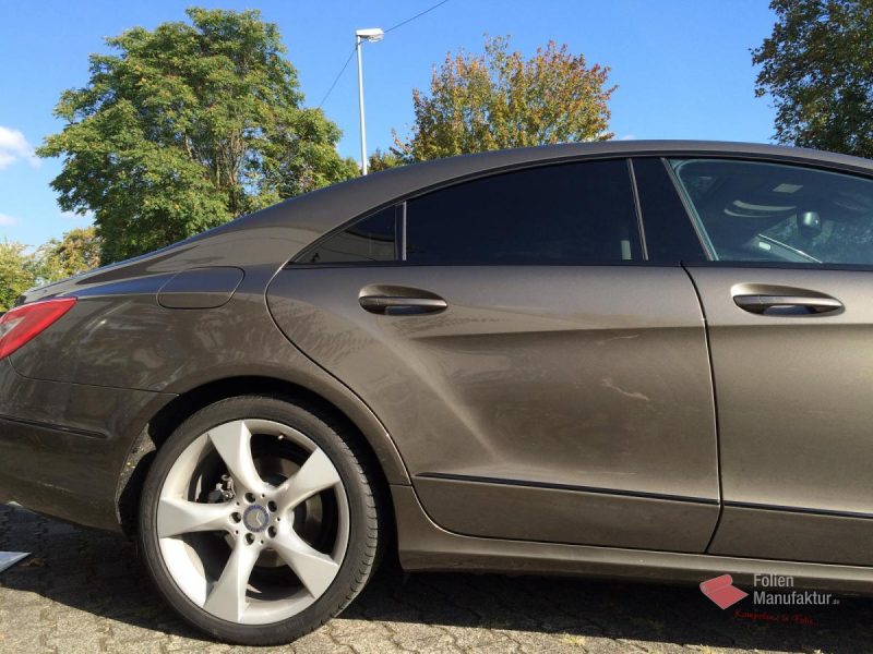 Mercedes CLS Chromelistenfolierung – Bild 3