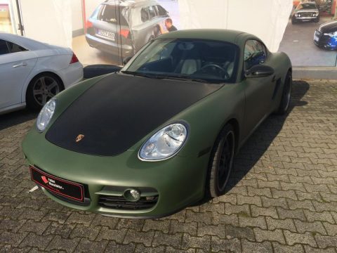 Porsche Cayman Vollfolierung