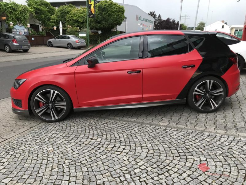 Seat Leon Cupra Vollfolierung – Bild 4