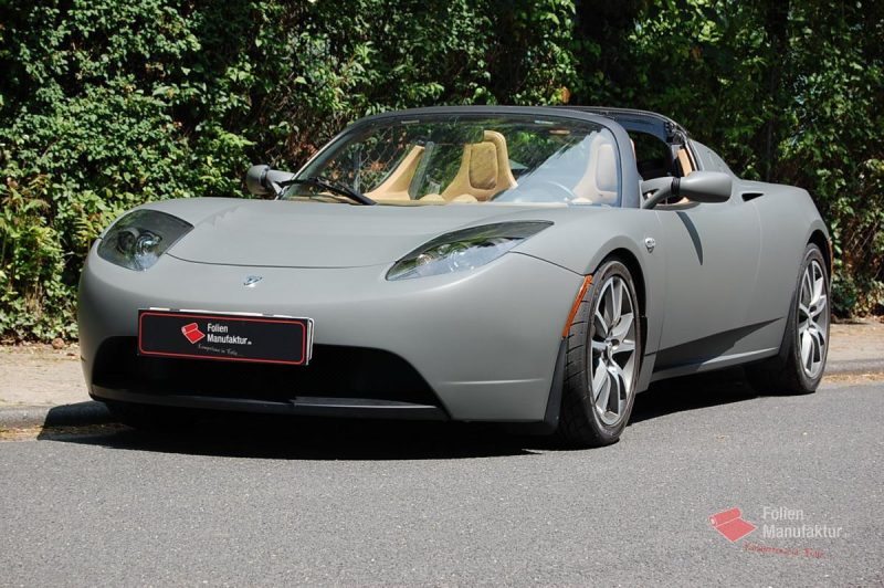Tesla Roadster Full Wrap – Bild 2