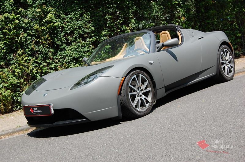 Tesla Roadster Full Wrap – Bild 3