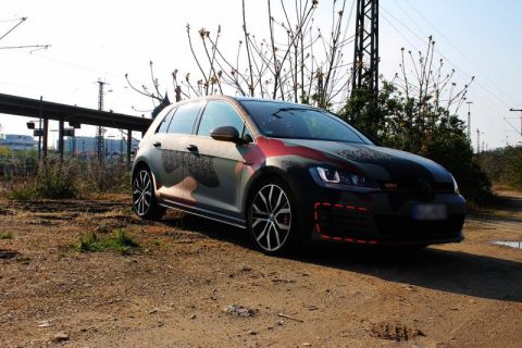 VW Golf GTI Vollfolierung