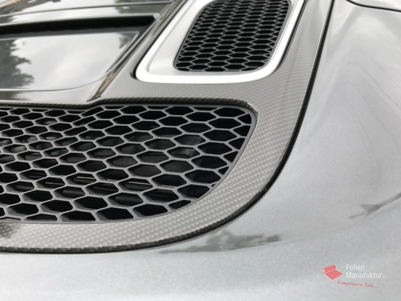 Audi R8 Teilfolierung Carbon – Bild 3
