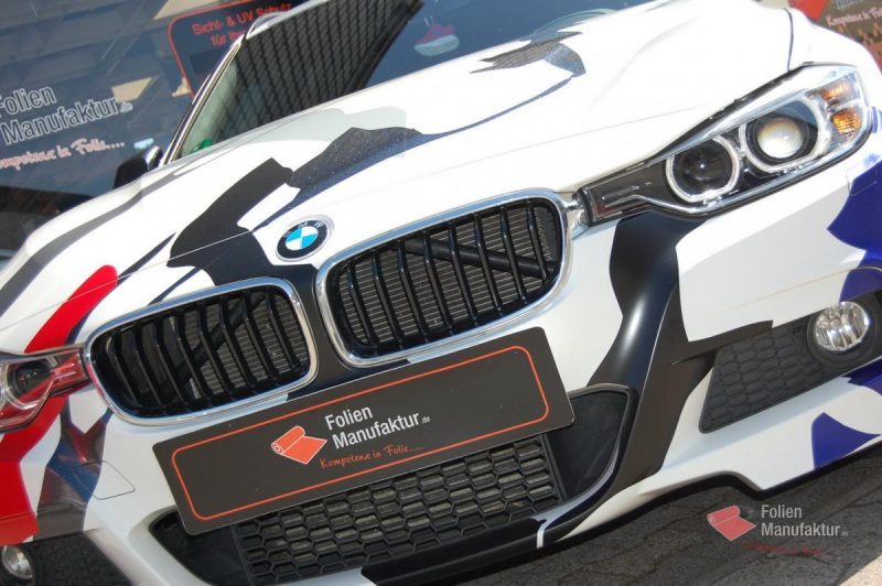 Bmw 3er Camouflage Vollfolierung – Bild 3