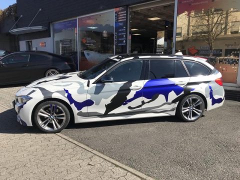 Bmw 3er Camouflage Full Wrap