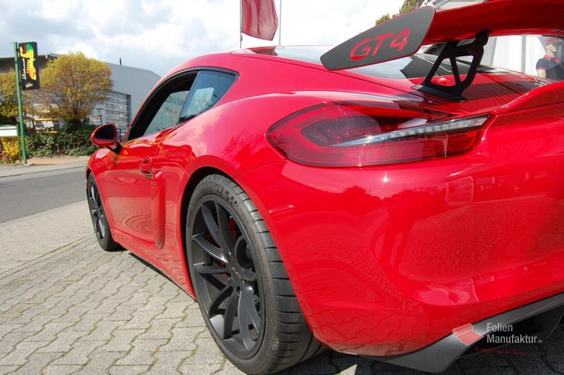 Porsche Cayman GT4 Paint Protection Film – Bild 2