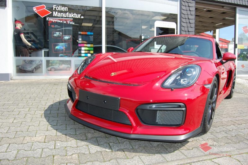 Porsche Cayman GT4 Paint Protection Film – Bild 1
