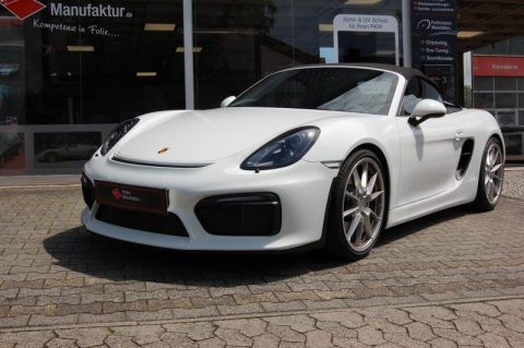 Porsche Boxster Spyder Lackschutzfolierung