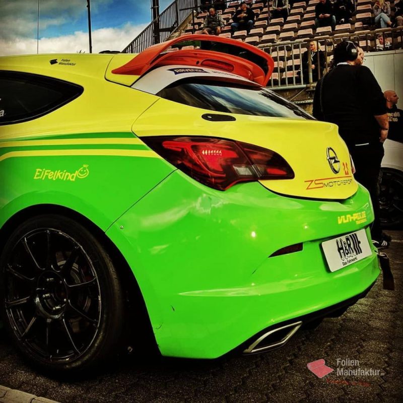 Opel Astra Racing Vollfolierung – Bild 9