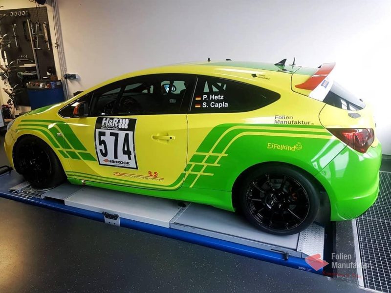 Opel Astra Racing Vollfolierung – Bild 7