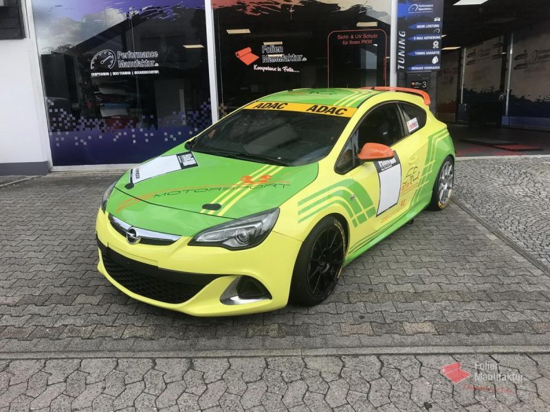 Opel Astra Racing Vollfolierung – Bild 2