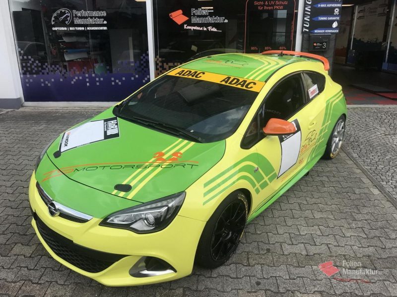 Opel Astra Racing Vollfolierung – Bild 1