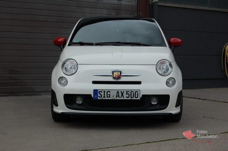 Fiat 500 Abarth Dachfolierung – Bild 3