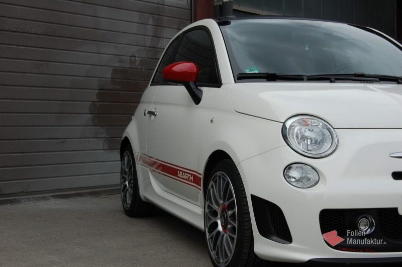 Fiat 500 Abarth Dachfolierung – Bild 6