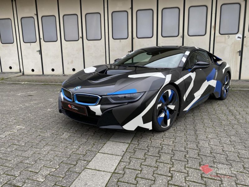 BMW I8 Camouflage Full Wrap – Bild 7