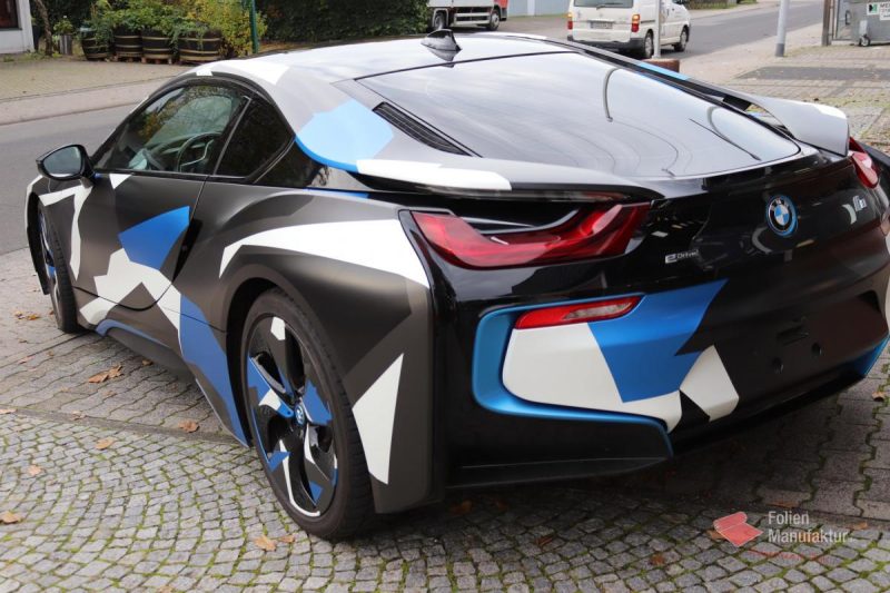BMW I8 Camouflage Full Wrap – Bild 10