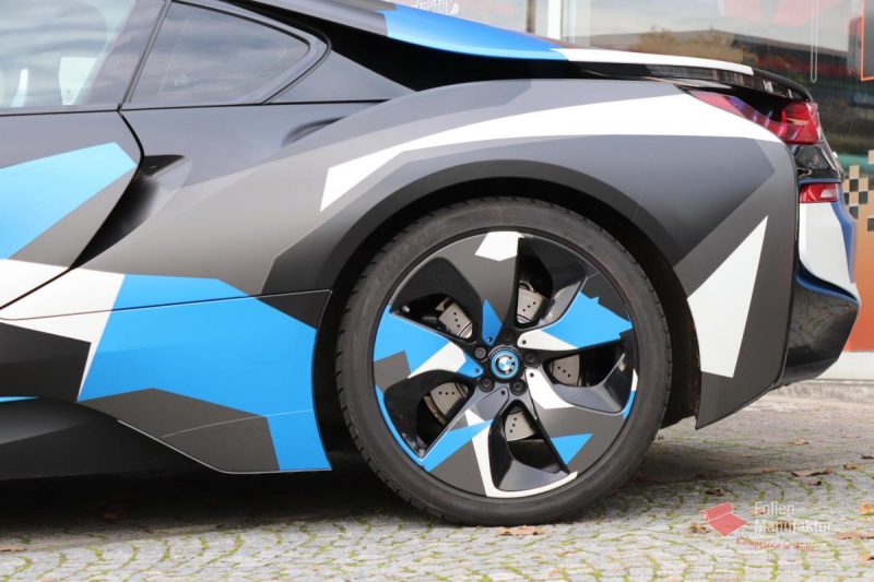 BMW I8 Camouflage Full Wrap – Bild 9