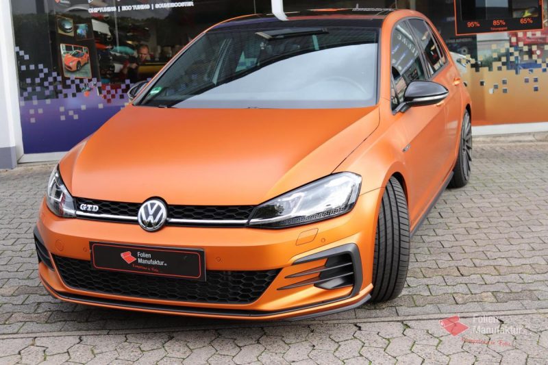 VW Golf GTD Vollfolierung – Bild 1