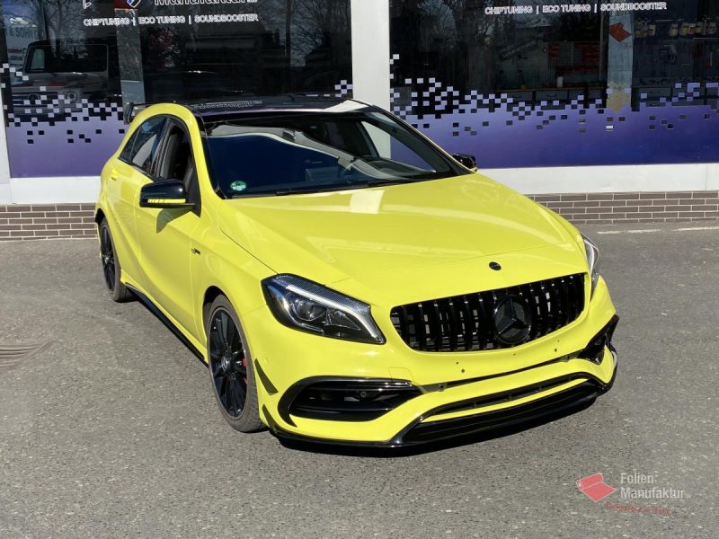 Mercedes A45 AMG Full Wrap – Bild 2