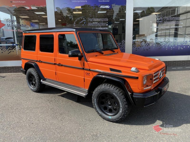 Mercedes G Klasse Vollfolierung – Bild 2