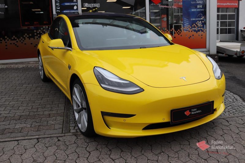 Tesla Model 3 Lackschutzfolierung – Bild 2
