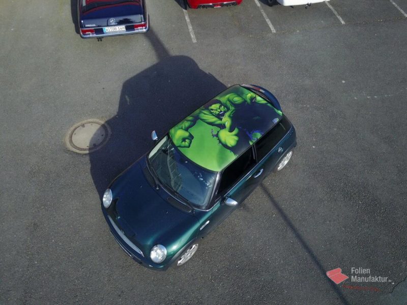Mini Dachfolierung Hulk – Bild 3