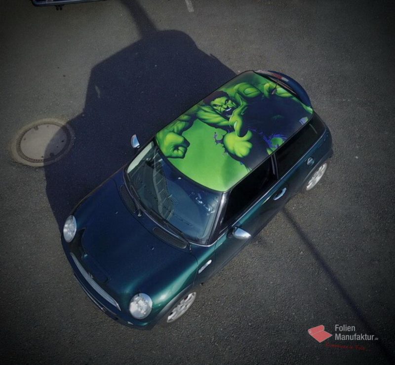 Mini Dachfolierung Hulk – Bild 5
