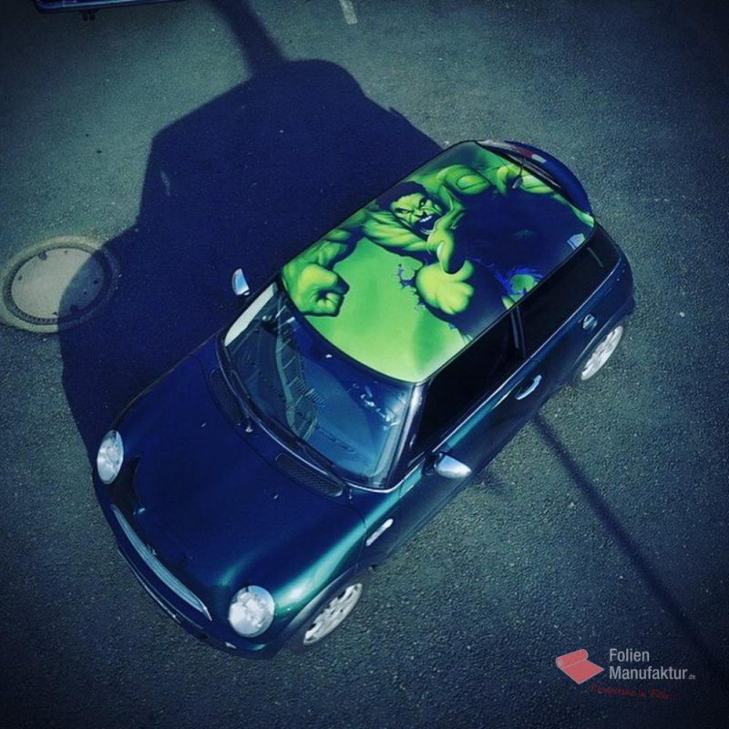 Mini Dachfolierung Hulk – Bild 4