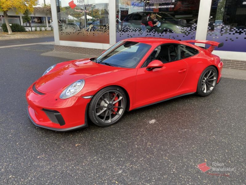 Porsche 911 GT Lackschutzfolierung – Bild 10