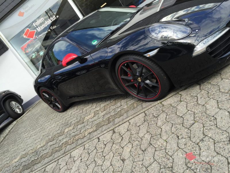 Porsche 911 Aussenspiegelfolierung – Bild 7