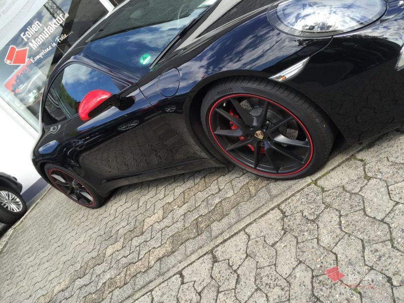 Porsche 911 Aussenspiegelfolierung – Bild 8