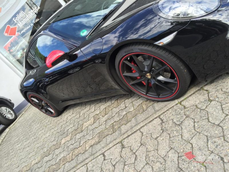 Porsche 911 Aussenspiegelfolierung – Bild 9