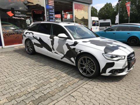 Audi A6 Camouflage Vollfolierung