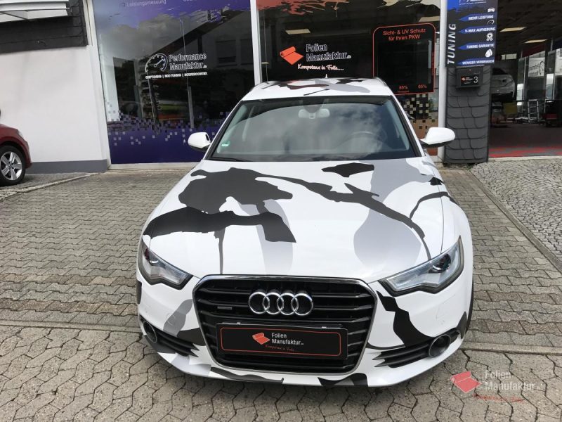 Audi A6 Camouflage Vollfolierung – Bild 10