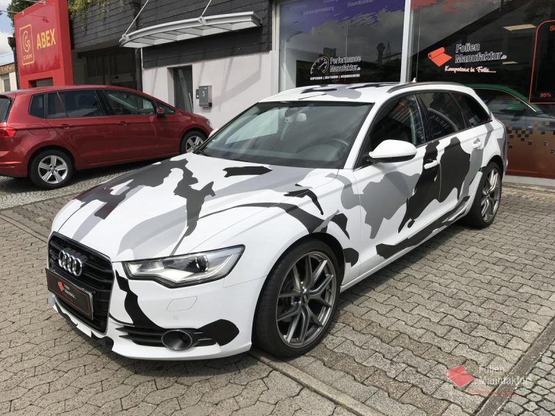 Audi A6 Camouflage Vollfolierung – Bild 7