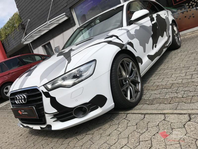 Audi A6 Camouflage Vollfolierung – Bild 8