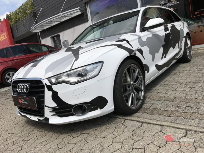 Audi A6 Camouflage Vollfolierung – Bild 9